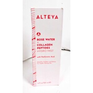 Alteya Rose Water Collagen Peptides & Hyaluronic Acid Hydro Mist 4 oz Sealed Box